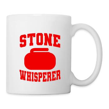 Curling Stone Whisperer - Mug - white - Right