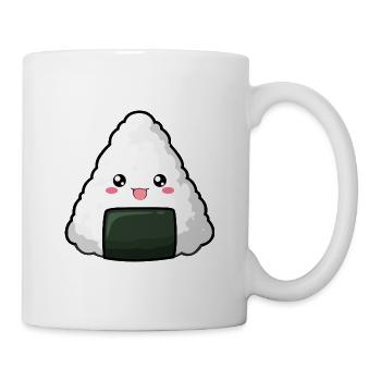Kawaii Onigiri - Anime Hemd - Tasse - Weiß - Rechts