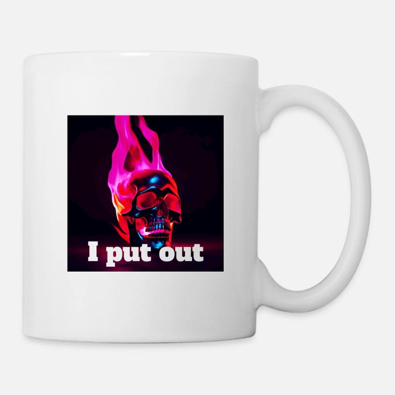 Löschen, Feuerwehr - Tasse - Weiß