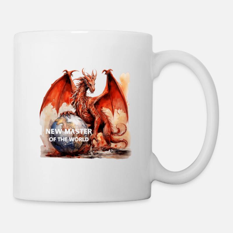 Mbambi - Drache - Tasse - Weiß