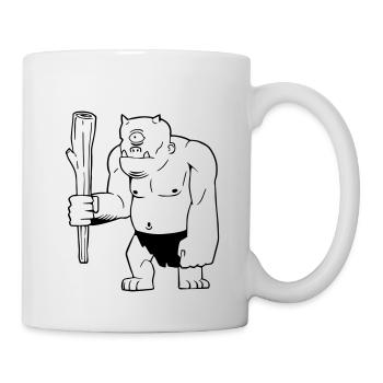 Cyclops Troll Encounter - Mug - white - Right