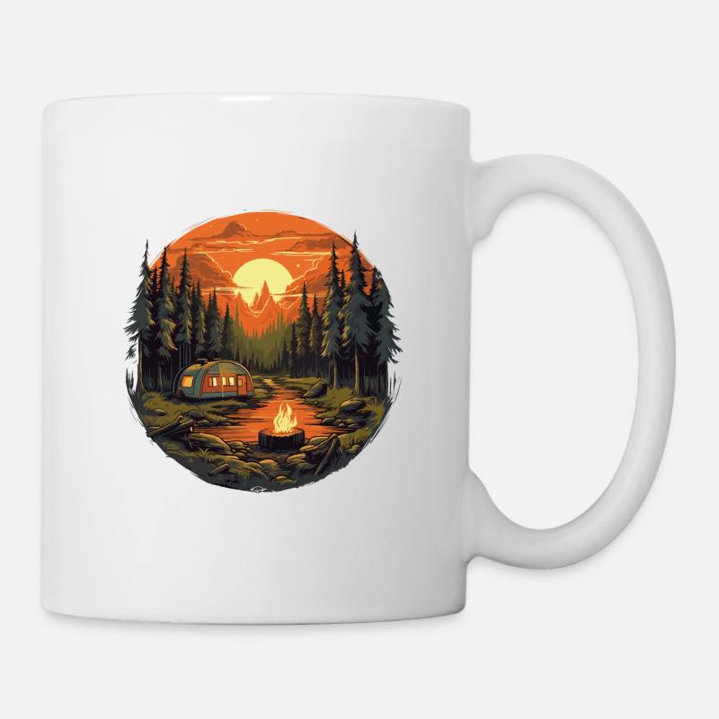 Cozy Campfire - Tasse - Weiß