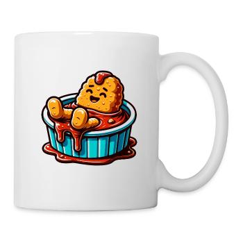 Fried Chicken Chicken Wings Chicken Gift - Mug - white - Right