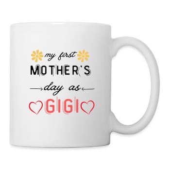 My 1st Mother's Day As A Gigi - Mug blanc - blanc - Droite