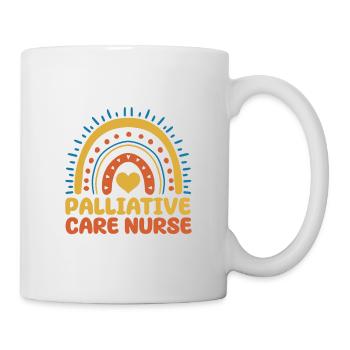 Palliative Care Nurse Boho Rainbow - Mug - white - Right