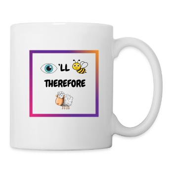 Eye’ll bee therefore ewe - Mug - white - Right