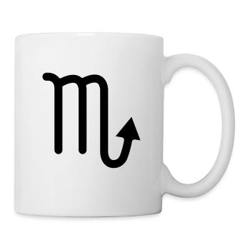 Skorpion Sternzeichen - Tasse - Weiß - Rechts