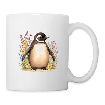 Niedlicher Pinguin - Tasse - Weiß - Rechts