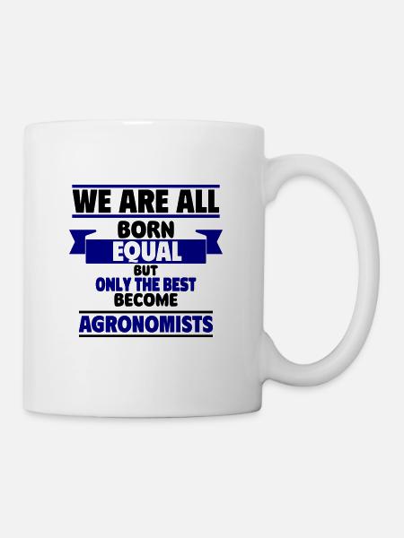 Seuls les meilleurs deviennent agronomes - Mug blanc - blanc