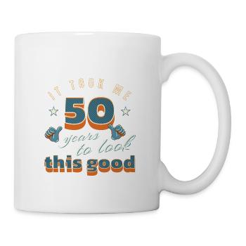 It Took Me 50 Years To Look This Good Turning 50th - Mug - white - Right