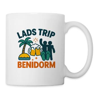 Benidorm Lads Trip – On Tour - Mug - white - Right