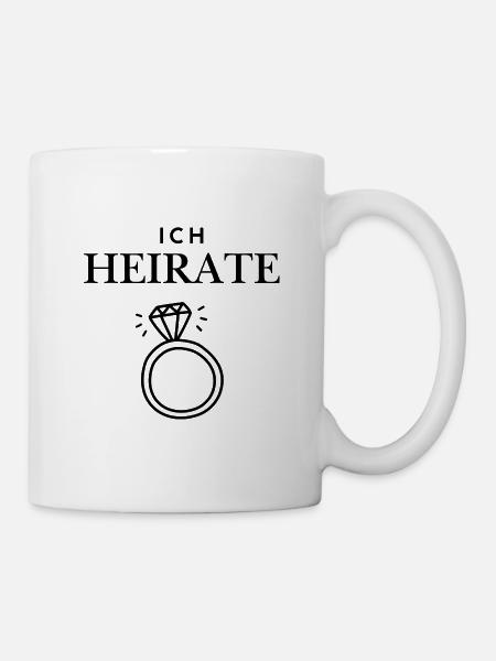 Ich Heirate - Tasse - Weiß