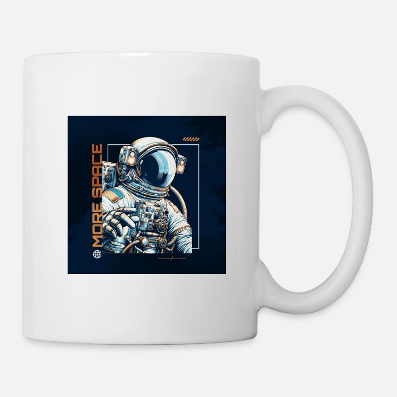 MORE SPACE - Tasse - Weiß