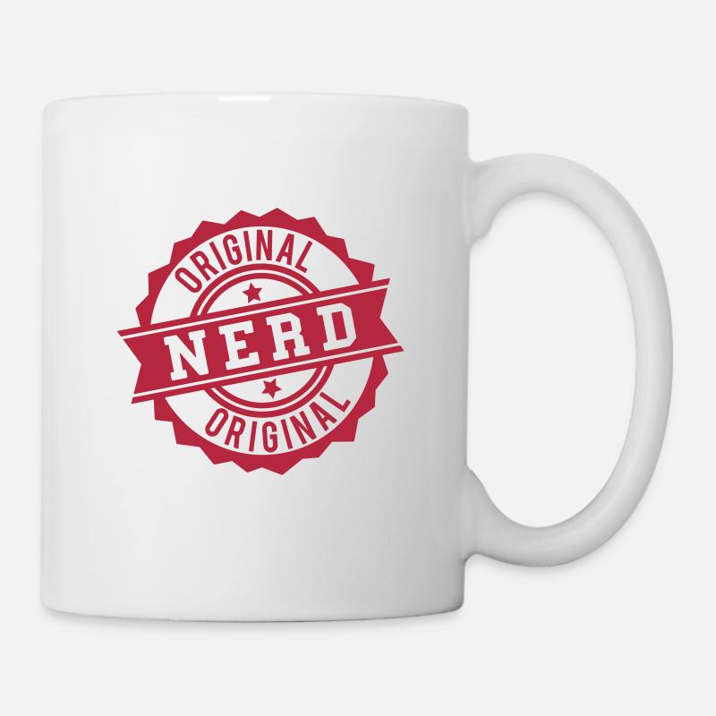 Nerd - Mug blanc - blanc