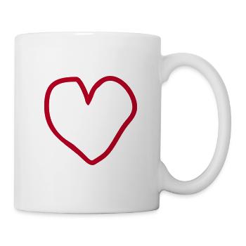 Heart - Mug blanc - blanc - Droite