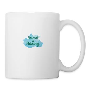 Normale est plate - Mug blanc - blanc - Droite