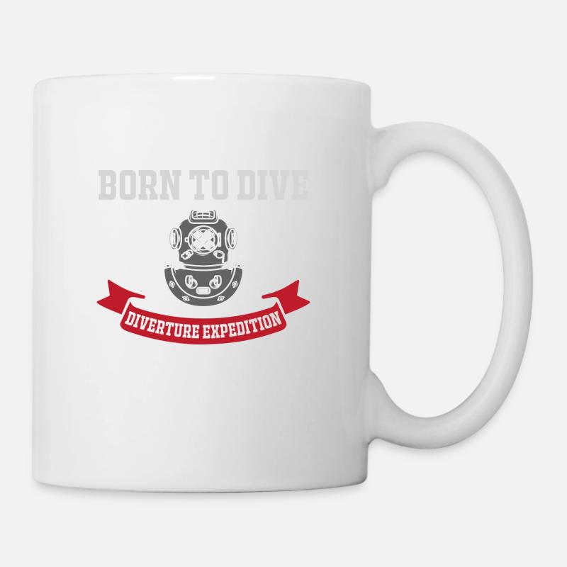 Born to dive - Mug - white