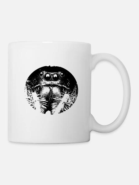 Spinnenaugen - Tasse - Weiß