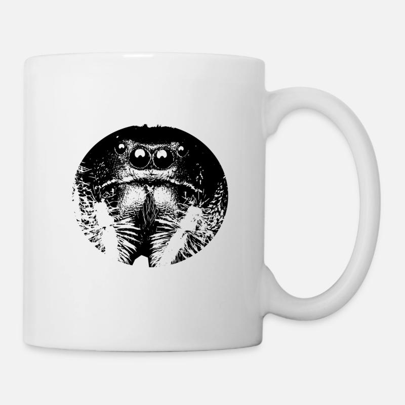 Yeux d’araignée - Mug blanc - blanc