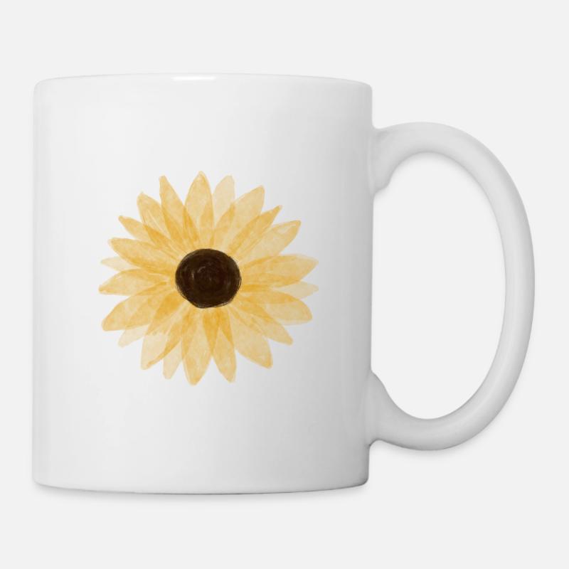 Sunflower - Tasse - Weiß