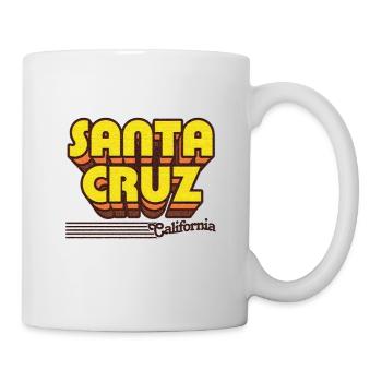 Santa Cruz Kalifornien - Tasse - Weiß - Rechts