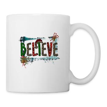 Glauben - Tasse - Weiß - Rechts
