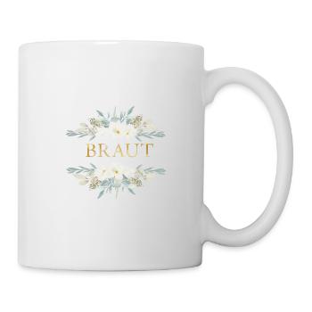 Team Braut personalisierbar - Tasse - Weiß - Rechts
