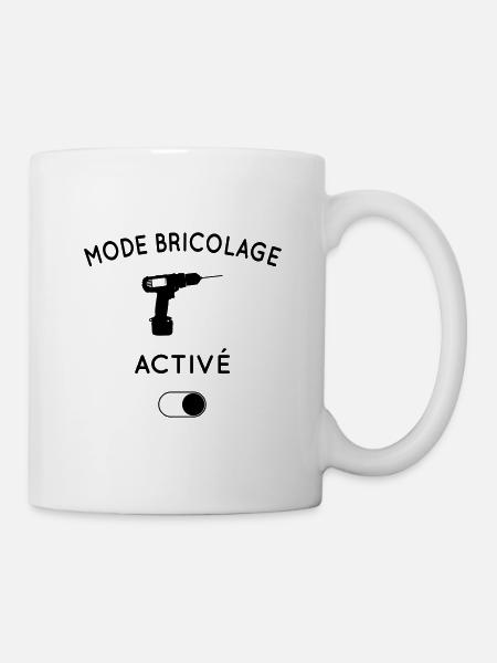 Humour - Mode bricolage activé - Mug blanc - blanc