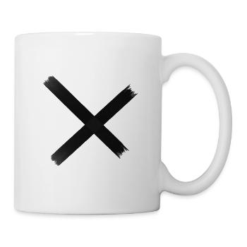 X - Mug blanc - blanc - Droite