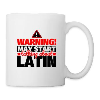 Latin funny saying - Mug - white - Right