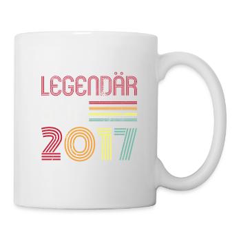 Legendär Seit 2017 Jahr Retro 17er Jahrgang - Tasse - Weiß - Rechts