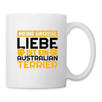 Australian Terrier Geschenke lustig - Tasse - Weiß - Rechts