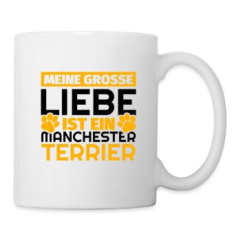 Manchester-Terrier Geschenke lustig - Tasse - Weiß - Rechts