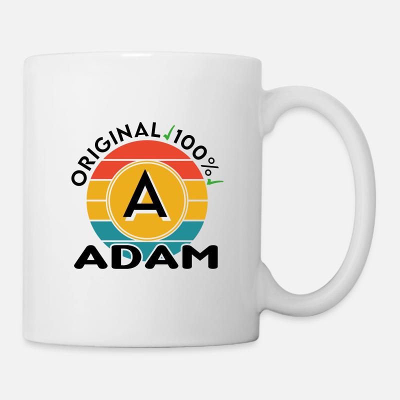 Adam - Tasse - Weiß