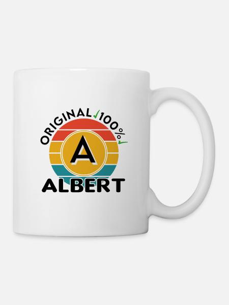 Albert - Tasse - Weiß