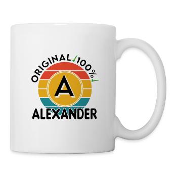Alexander - Tasse - Weiß - Rechts
