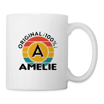Amelie - Tasse - Weiß - Rechts