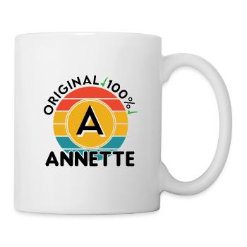 Annette - Tasse - Weiß - Rechts