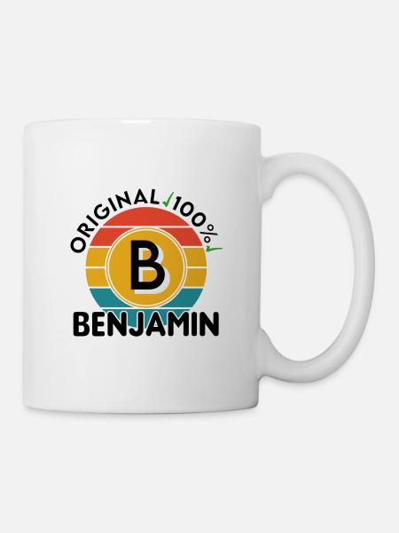 Benjamin - Tasse - Weiß