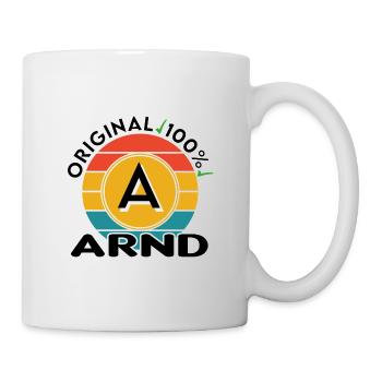 Arnd - Tasse - Weiß - Rechts