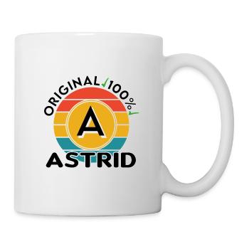 Astrid - Tasse - Weiß - Rechts