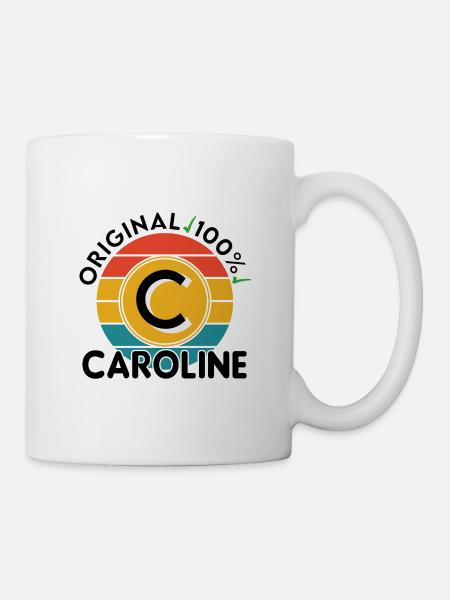 Caroline - Tasse - Weiß