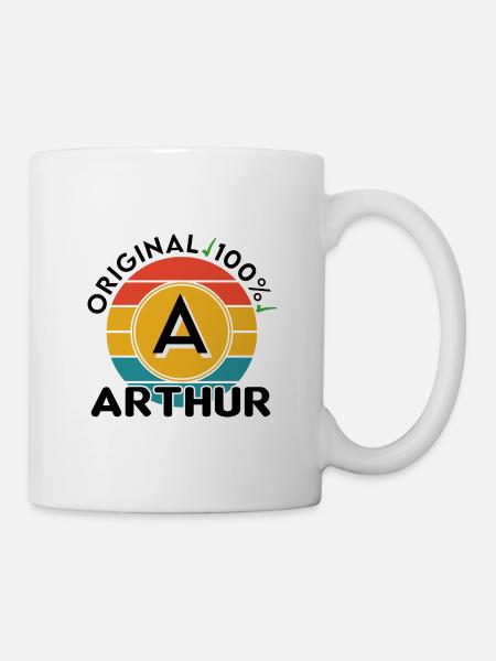 Arthur - Tasse - Weiß