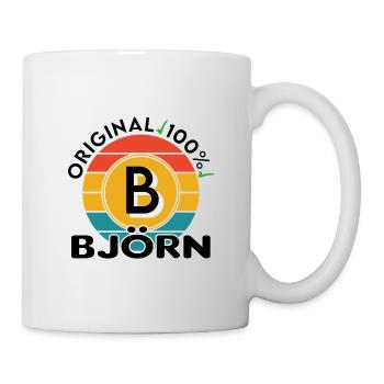 Björn - Tasse - Weiß - Rechts