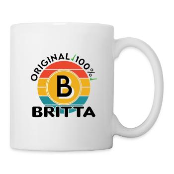 Britta - Tasse - Weiß - Rechts