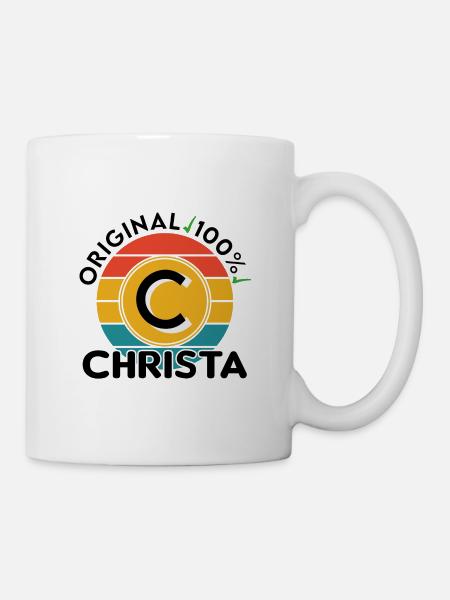 Christa - Tasse - Weiß