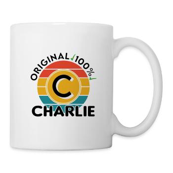 Charlie - Tasse - Weiß - Rechts