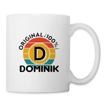 Dominik - Tasse - Weiß - Rechts