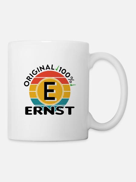 Ernst - Tasse - Weiß