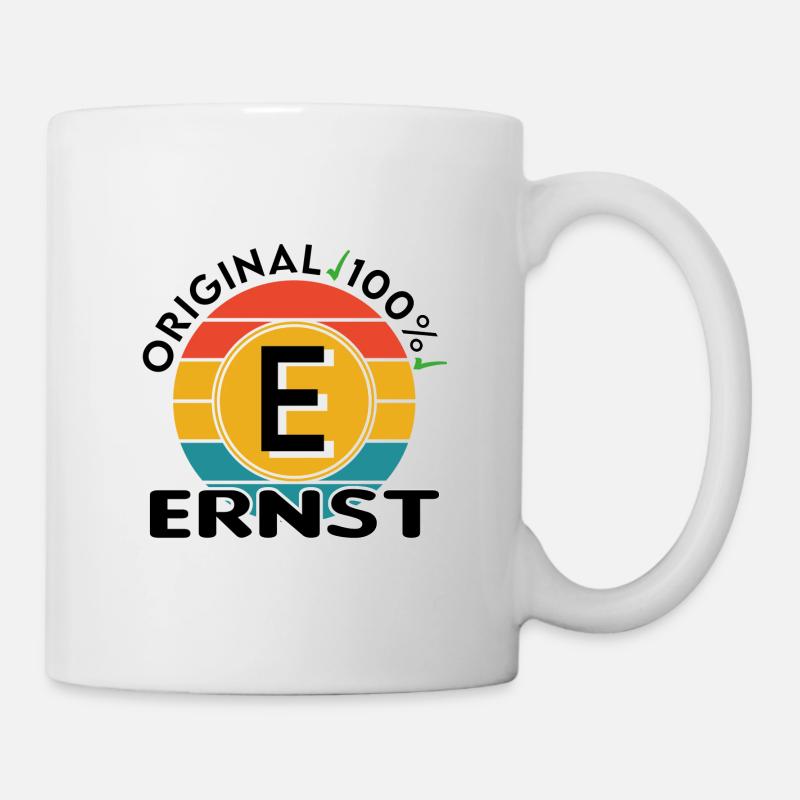 Ernst - Tasse - Weiß